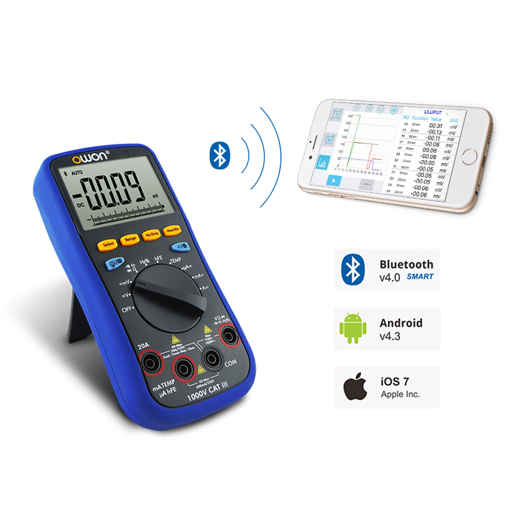 OWON 3 5/6 Digital Multimeter with Bluetooth