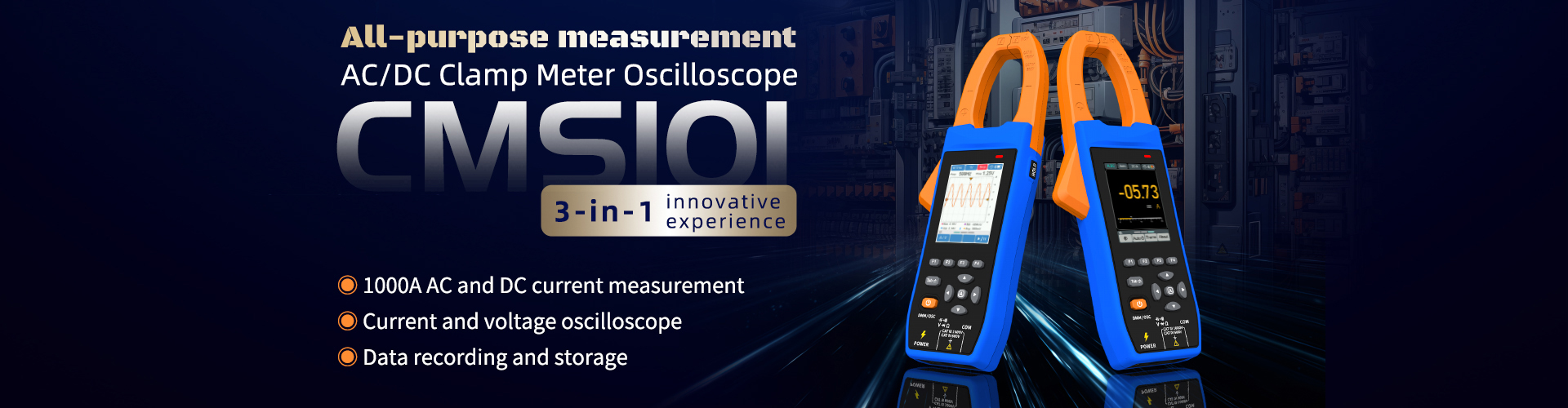 CMS101 1000A Smart AC/DC Clamp Meter And Oscilloscope