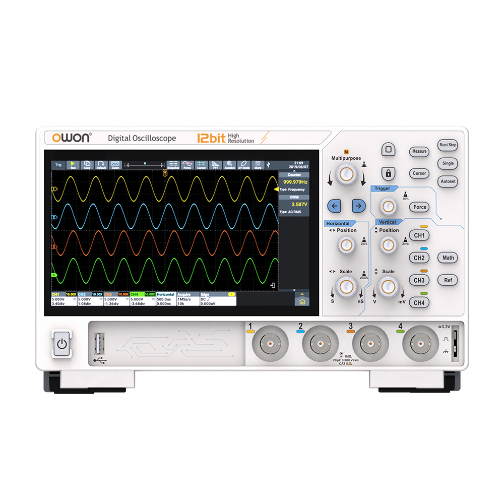 ADS800A Series 12bits Digital Oscilloscope